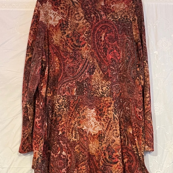 Beautiful Sparky two layer shirt size 2X by SUSAN GRAVER looks new - Picture 3 of 7